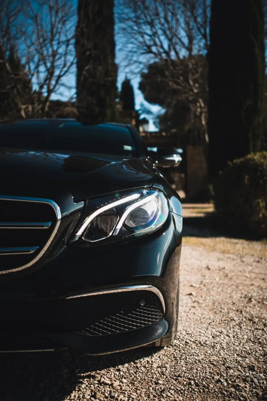 Berline Mercedes noire